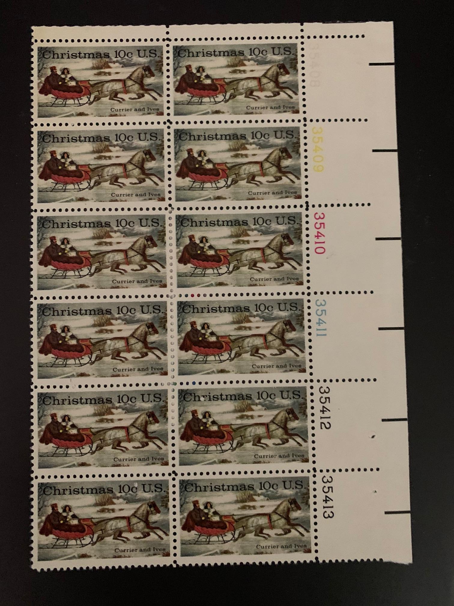 Scott # 1551 stamp - Block Of 12 - 