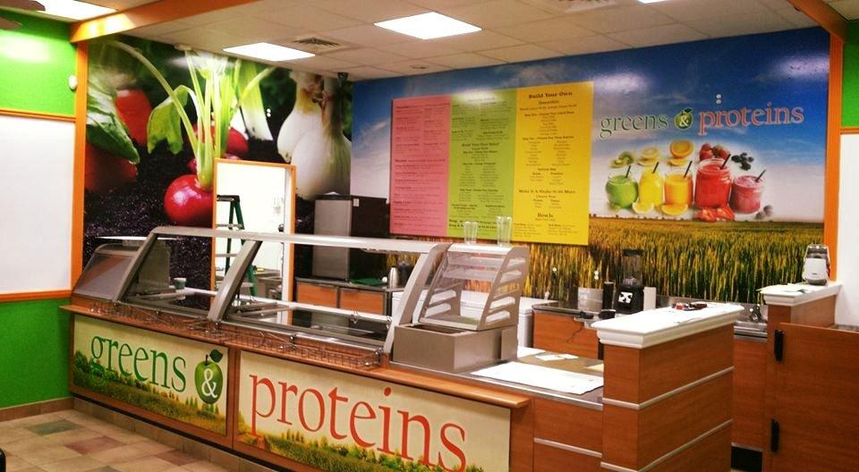 Fresh Greens & Proteins